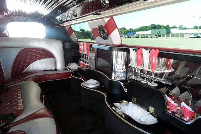 San Diego Infiniti Limo Interior
